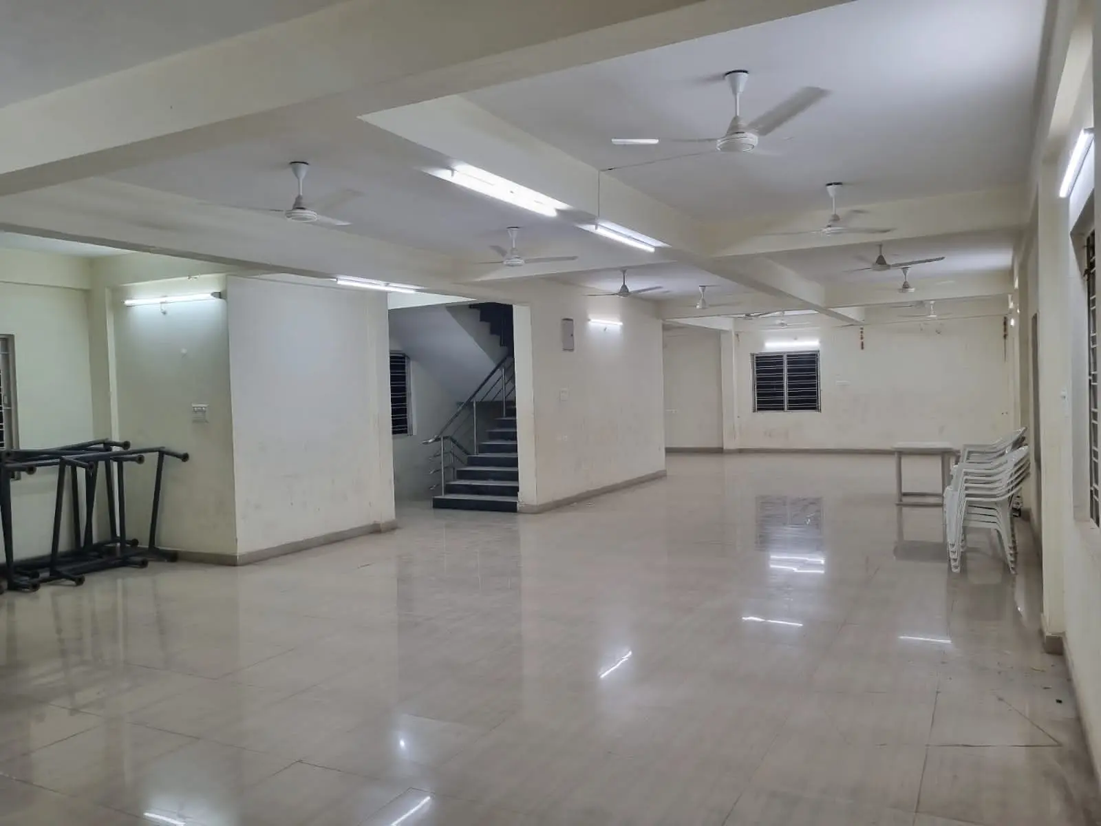 The banquet hall of the club house