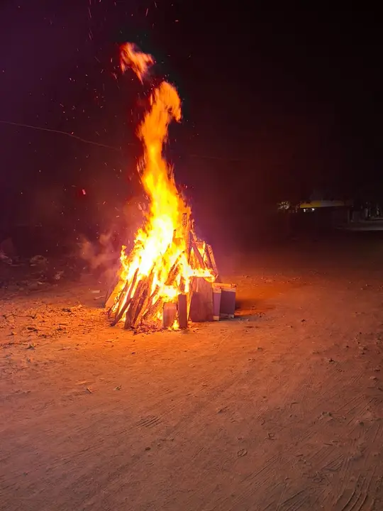 Bhogi bonfire, 2026