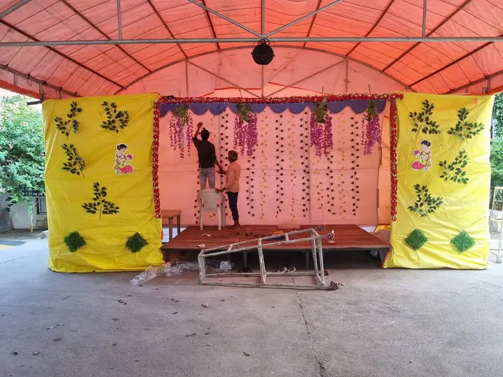 Stage for Ganesh Chaturthi, 2024
