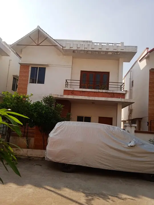 A duplex villa