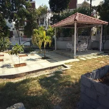 The park gazebo